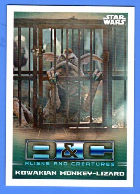 Topps Star Wars 2021 The Mandalorian Trading Cards #AC-4 KOWAKIAN MONKEY-LIZARD