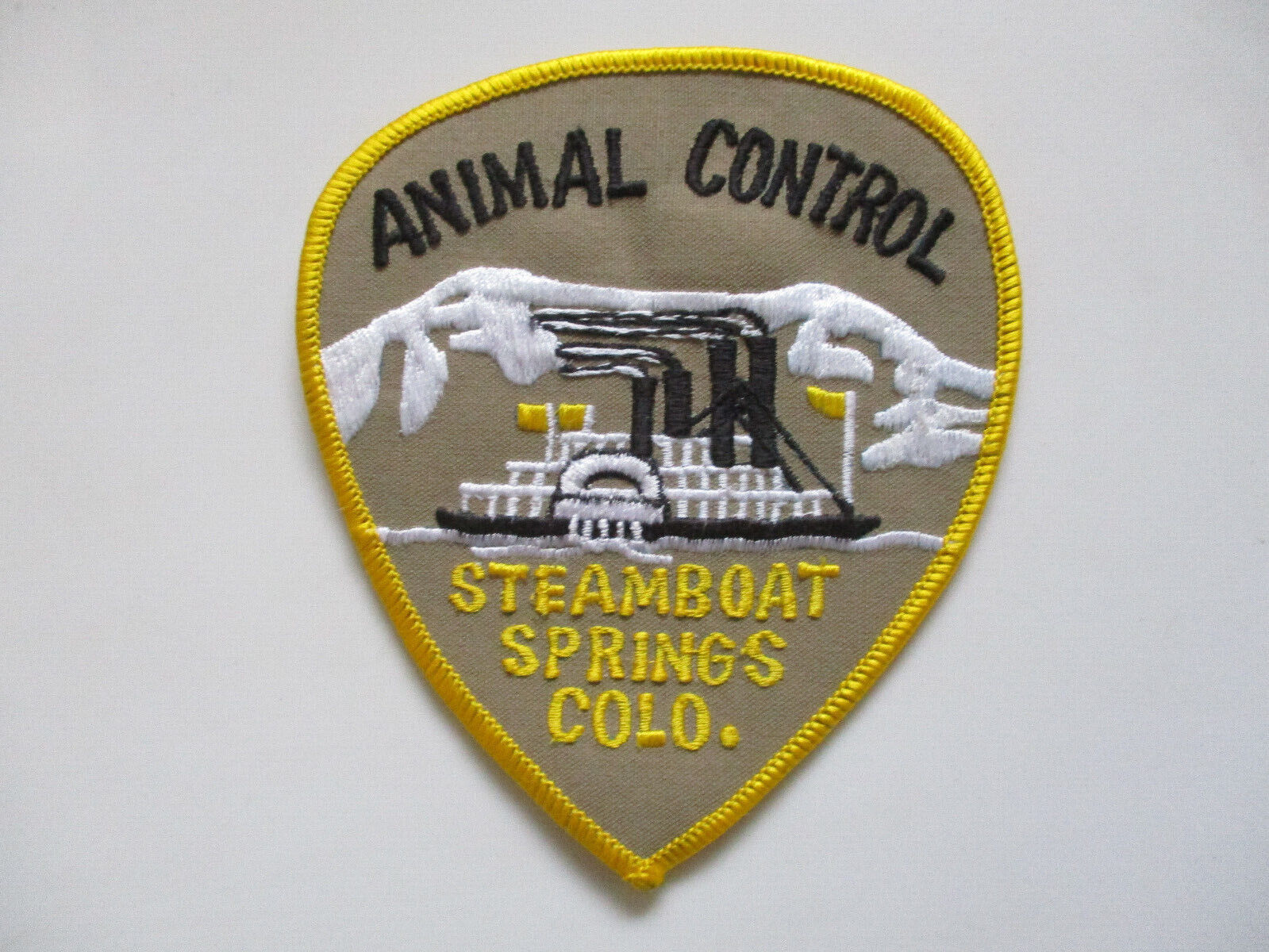 vintage Steamboat Springs Colorado Animal Control Police Patch MINT | eBay