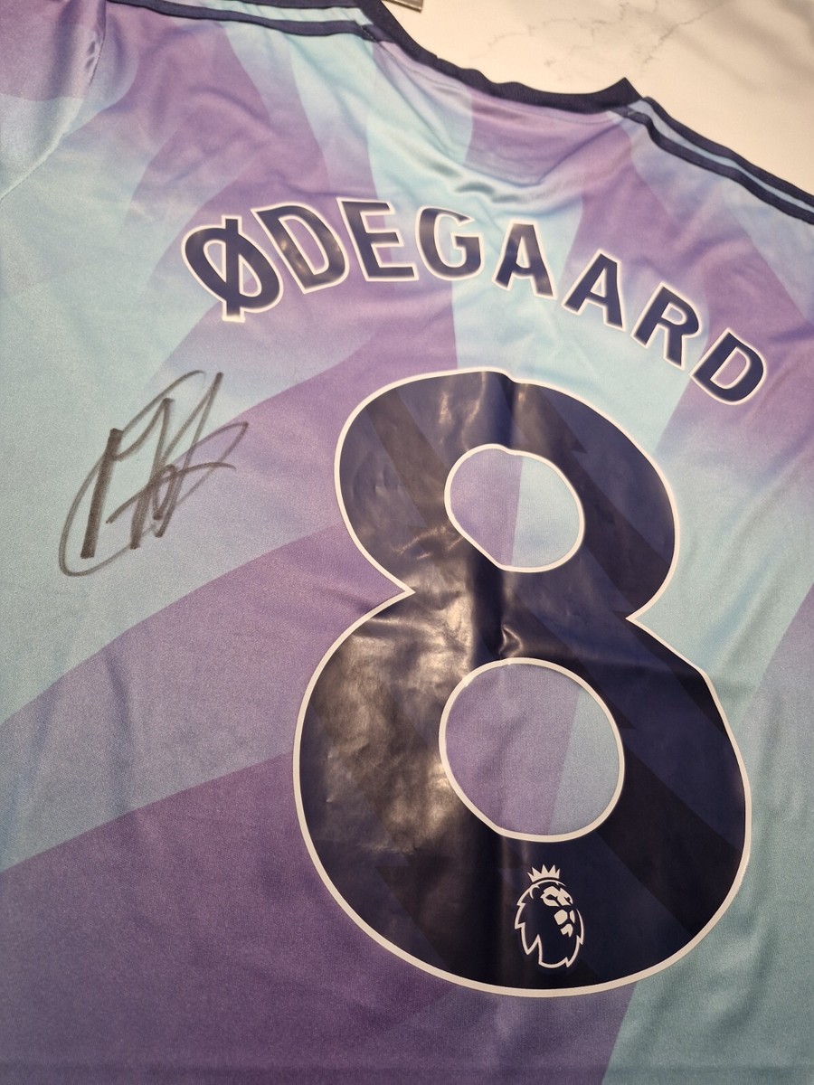 Arsenal 24/25 3rd Shirt Signed By Captain Martin Odegaard | eBay UK