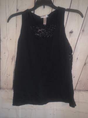 Junior black top size Medium 