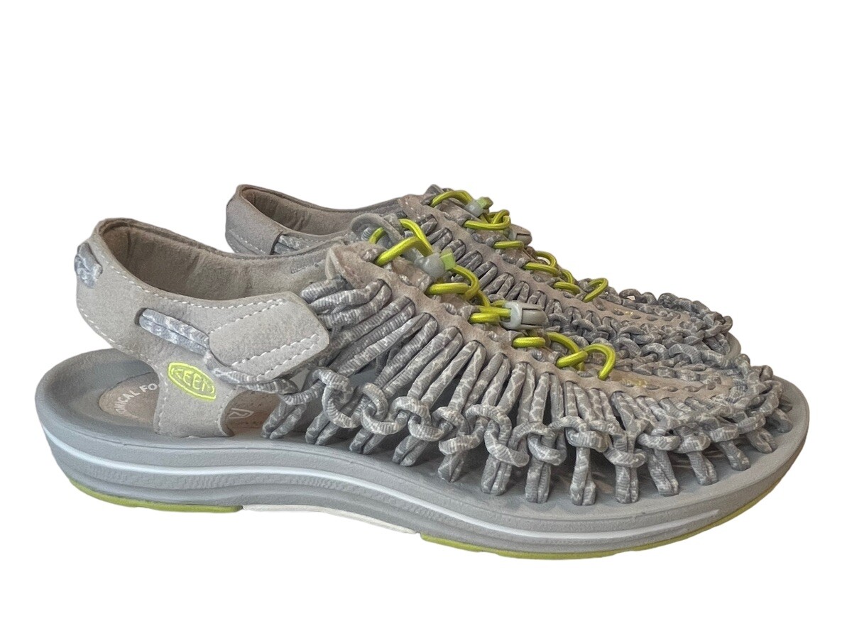 Sandalo sportivo Keen Uneek corda rotonda bungee da donna taglia 9 EUR 39 5 ~grigio rock