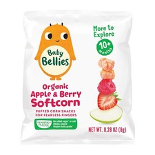 Baby Bellies Organic Apple  Berry Softcorn, 0.28 Ounce Bag Pack of 7