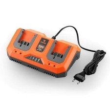 FUXTEC 2,4A Li-Ion Doppel-Schnellladegerät f...