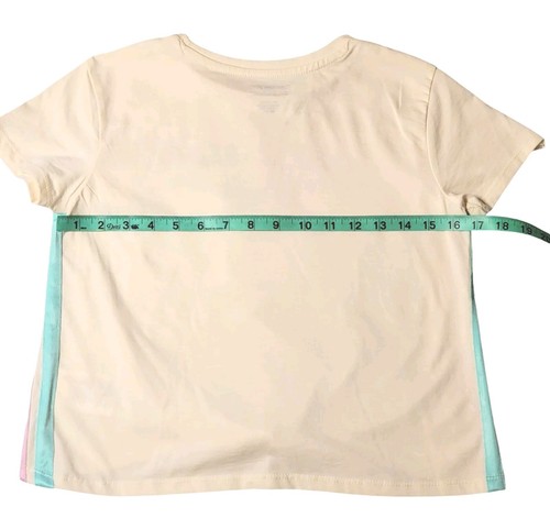 Reebok Girls 2 Piece Tshirt Shorts Set Outfit Large Size 10 Peach Gray Athletic - Picture 8 of 11