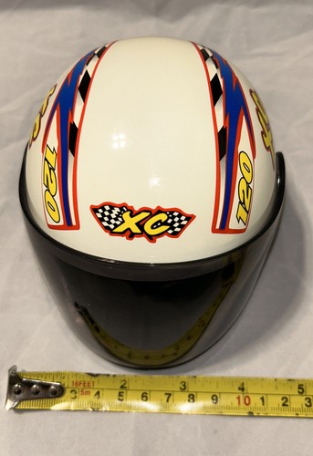 VINTAGE XC MOTORCYCLE RACING WHITE HELMET MINI ASHTRAY Rare HTF - Picture 8 of 11