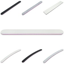 10 St&uuml;ck Profi Nagelfeile SPAR PACK gerade gebogen schmal breit 80 100 180 240