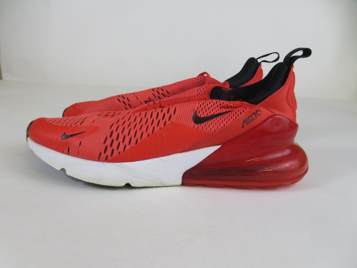 Nike Air Max 270 Mens 12 Shoes AH8050-601 Basketball Habanero Red Sneaker