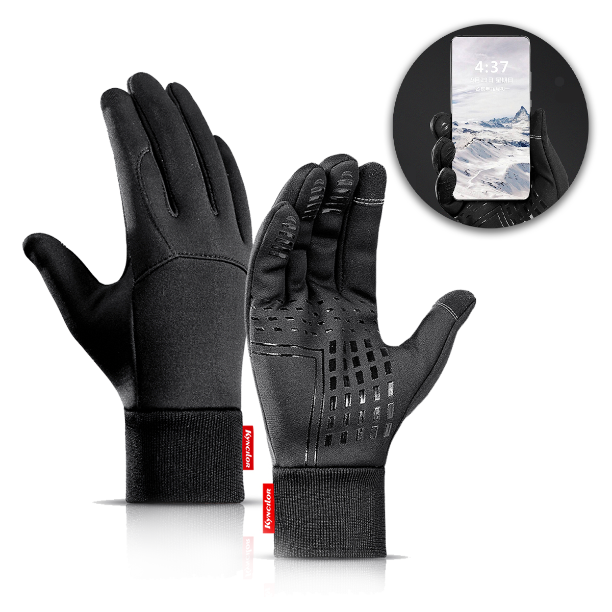 Winter Gloves for Men Women Touch Screen Cold Weather Glove for Driving Running