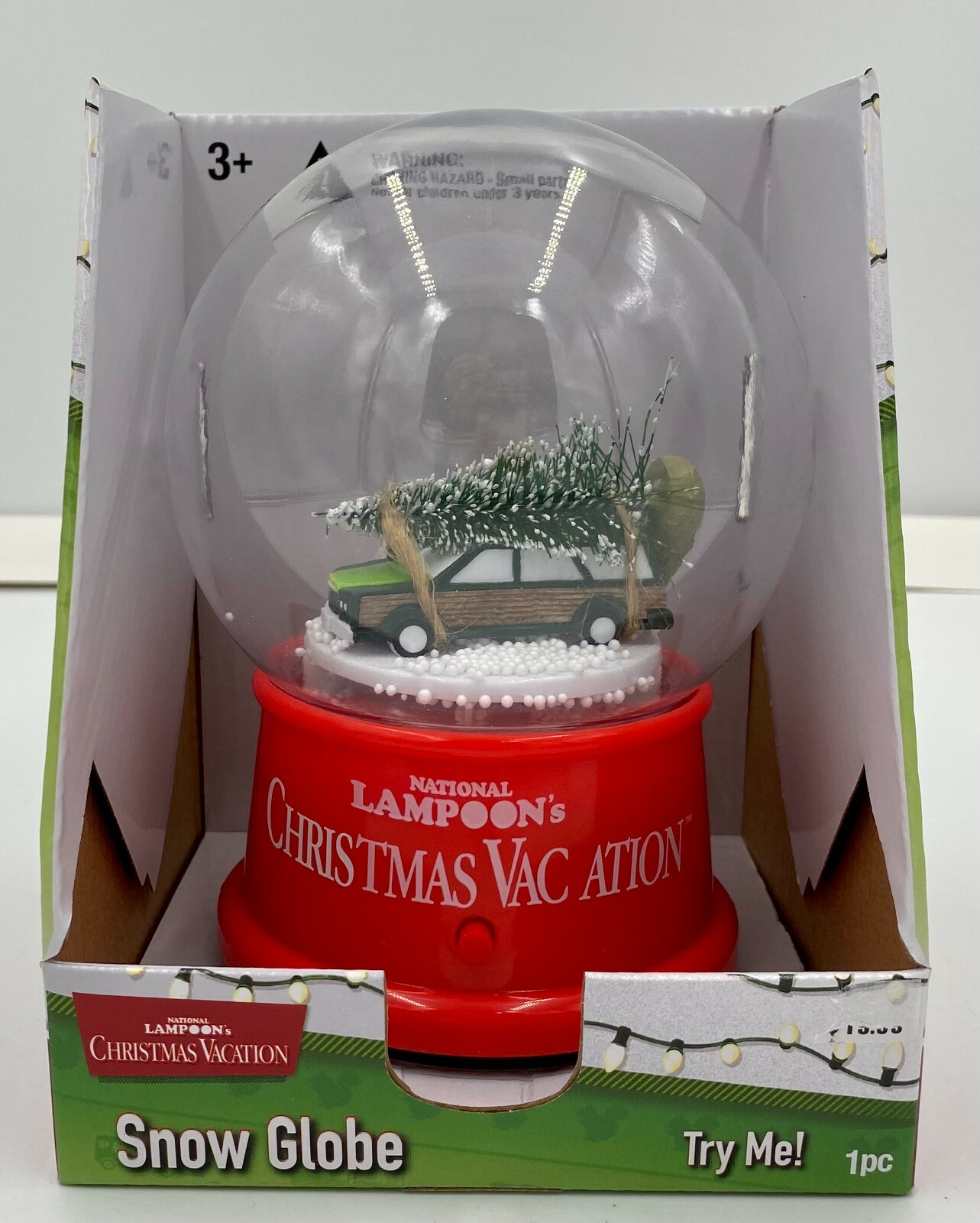 National Lampoons Christmas Vacation Snow Globe Plays Music New Clark Griswold!! eBay