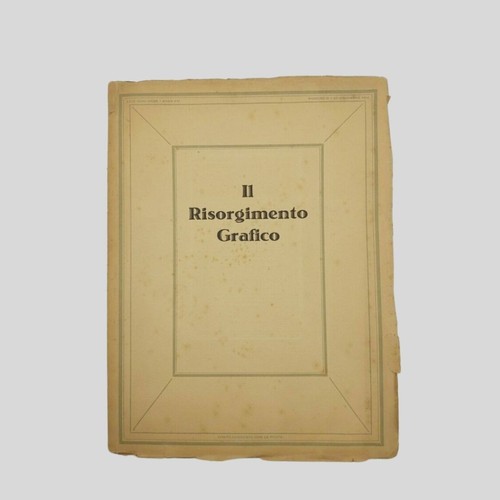 Rivista Il Risorgimento grafico marchi editoriali Bertieri 1924 - Picture 11 of 12