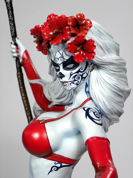 Lady Death La Muerta Statue 044/1000 Signed Clayburn Moore 1st Release BRAND NEW - Image 3 of 4