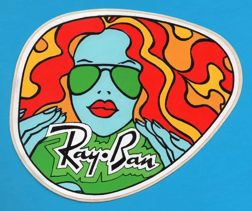 Ray Ban Sunglasses adesivo sticker vintage aufkleber autocollant MA3326 - Foto 1 di 1
