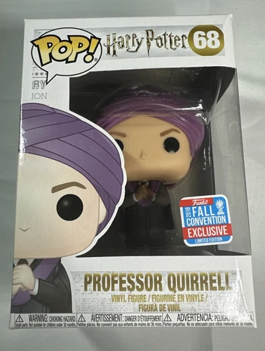NEW - Harry Potter #68 Professor Quirrell 2018 Fall Funko Pop Con Exclusive