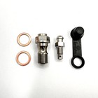 Titanium Clutch Master Slave Rear Banjo Bolt Bleed Bleeder For Brembo Gr5 Ti