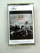 VTG Rush Cassette Tape Permanent Waves Mercury Polygram Records Rock Music 1980s