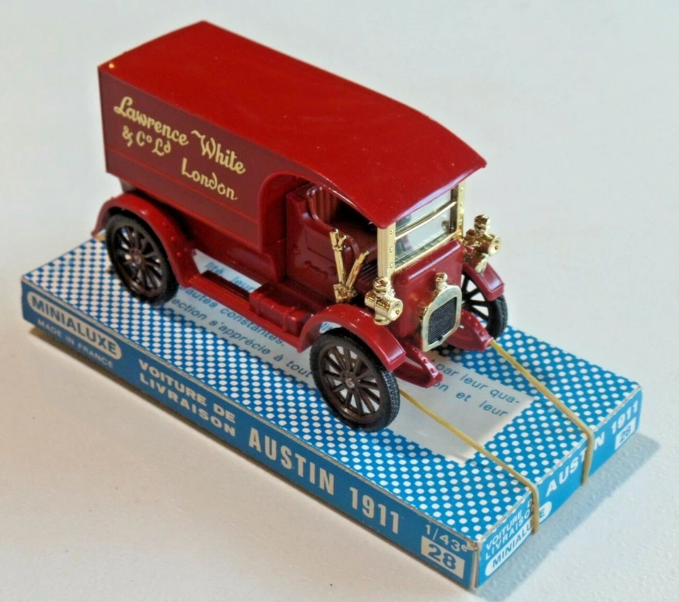 Minialuxe 1911 Austin Lawrence White & Co. escala 1:43 en estuche hecho en Francia 42 Foto 3 de 4