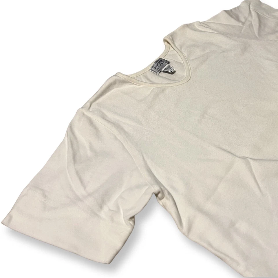 Женская белая футболка JENNIFER MOORE — большой размер - Изображение 3 из 3