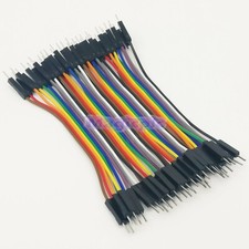 40PCS 10CM Dupont Male To Male Jumper Wire Ribbon Cable for Breadboard Arduino
