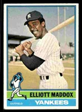 1976 Topps Elliott Maddox #503 - New York Yankees