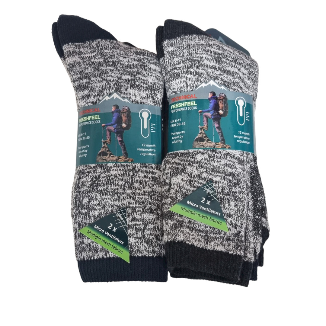 Calcetines de snowboard de diseño térmico de invierno para hombre