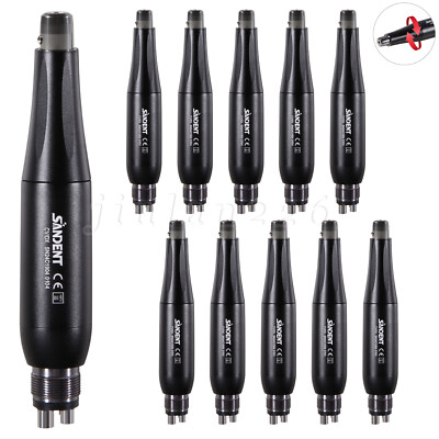 Dental Hygiene Prophy Handpiece Air Motor 4-Holes 4:1 Nose Cone 360° Swivel 1-10