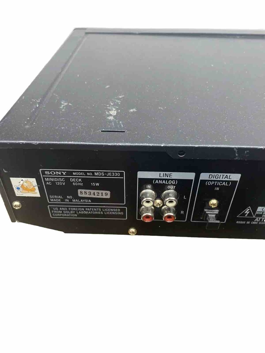 ■SONY　MDS-JE330 MDレコーダー Amazon.com: Sony MDS-JE330 Minidisc Deck : Electronics