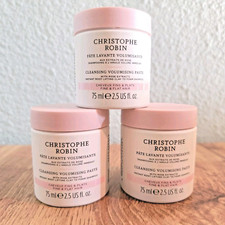 Lot of 3 Christophe Robin CLEANSING VOLUMIZING PASTE w Rose Extracts 2.5 oz 75ml