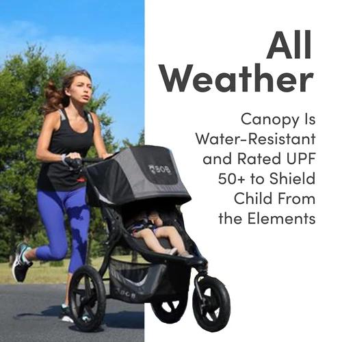 BOB Gear Revolution Flex 3.0 Jogging Stroller, Graphite Black   - Picture 7 of 18