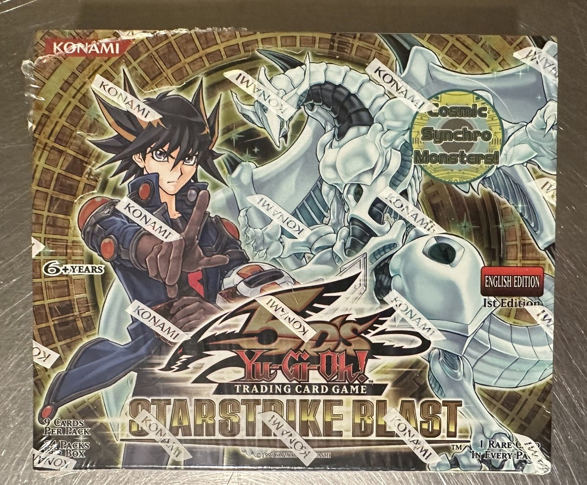 遊戯王　未開封BOX 【STAR STRIKE BLAST】 YUGIOH STARSTRIKE BLAST 5D'S 1ST EDITION Sealed BOOSTER BOX