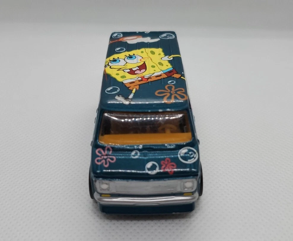 Racing Champions - Spongebob 1975 Chevy Van | 1:64 Diecast Car