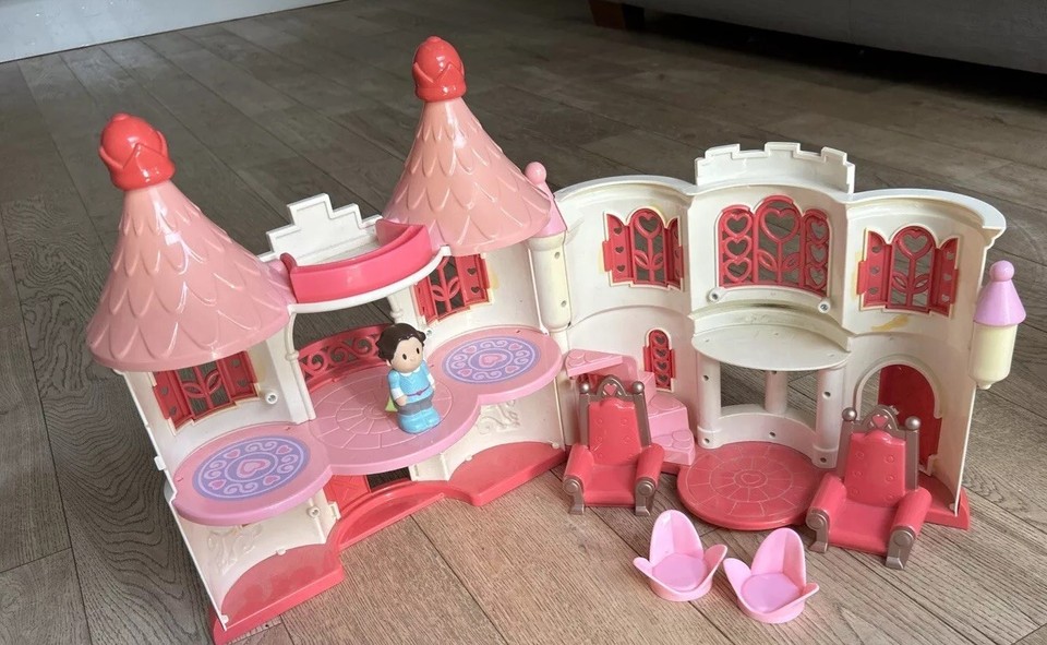 Happyland Princess Castle Palace ELC Playset Pink House eBay