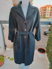 CAPPOTTO DA DONNA DI COLORE GRIGIO SCURO, MARCA ENZO FUSCO, TG 42