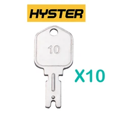 10 Ignition Start Starter Keys Daewoo Hyster Yale Gradall Clark JLG Forklift