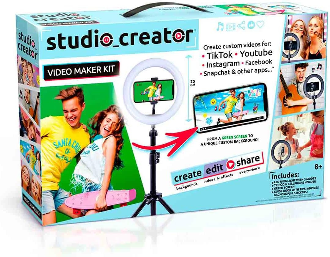Studio Creator INF 001UK Video Maker Kit, Black