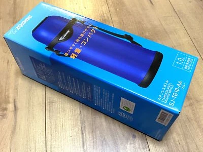 Bouteille d'eau Zojirushi en acier inoxydable type tasse 1,0 L en acier inoxy... - Photo 1/4
