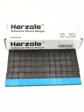 360PCS 1/4oz BLACK WHEEL WEIGHTS STICK-ON ADHESIVE TAPE  LEAD-FREE