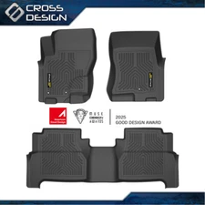 TPE Floor Mats For 2008-2021 Nissan Frontier Crew Cab Liners Set All Weather