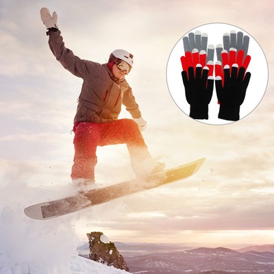 3 Pairs Cold Weather Gloves Winter Gloves Workout Gloves Full Cover Gloves
