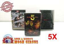 5x DVD OVERSIZED BOX SET SIZE DVO E - CLEAR PLASTIC PROTECTIVE BOX PROTECTOR