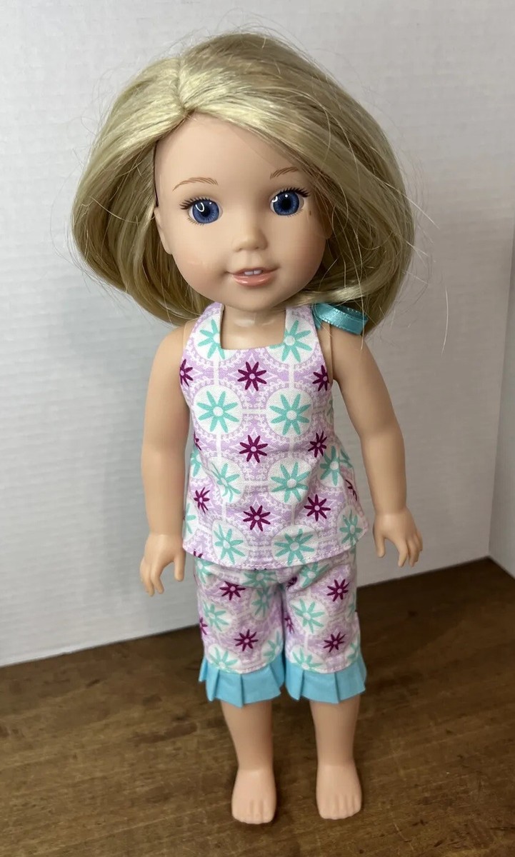 American Girl Doll With Blue Eyes With Blonde Hair 1186 MJ, 1 NL