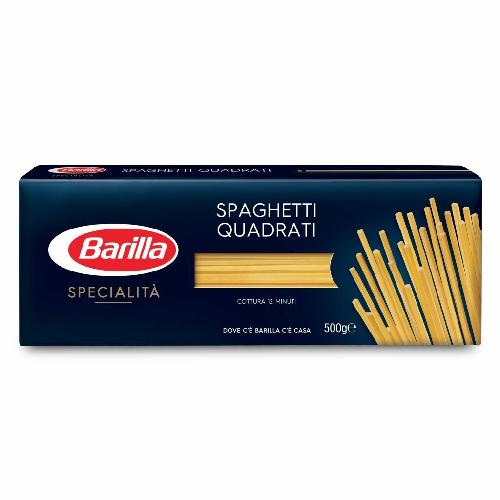 4X BARILLA  SPAGHETTI QUADRATI ""SPECIALTIES"" ITALIAN DURUM WHEAT PASTA 4x500g