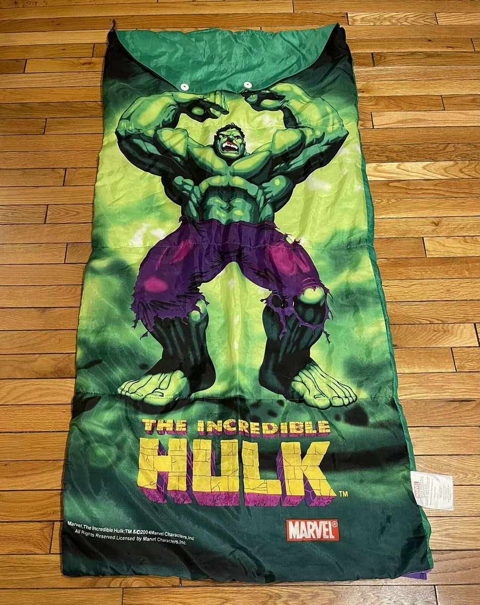 Marvel Comics 2004 The Incredible Hulk Vintage Kids Sleeping Bag 26