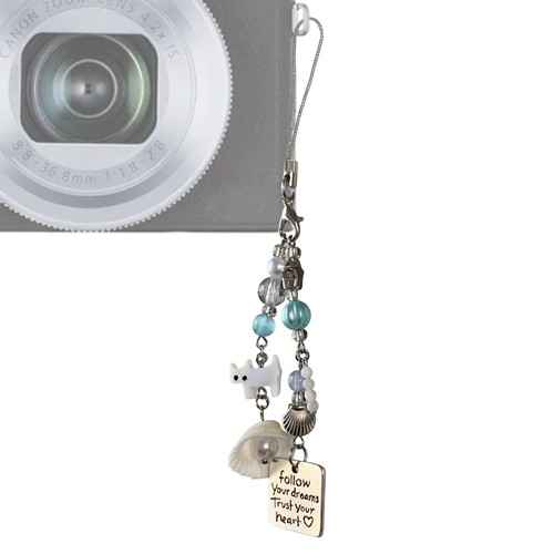 Phone Charm Cute Phone Charm Handcrafted Cute Cat Decorative Lanyard - 第 2/12 張圖片