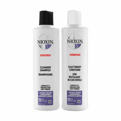 NIOXIN System 5 Cleanser Shampoo & Scalp Therapy Conditioner 10.1oz