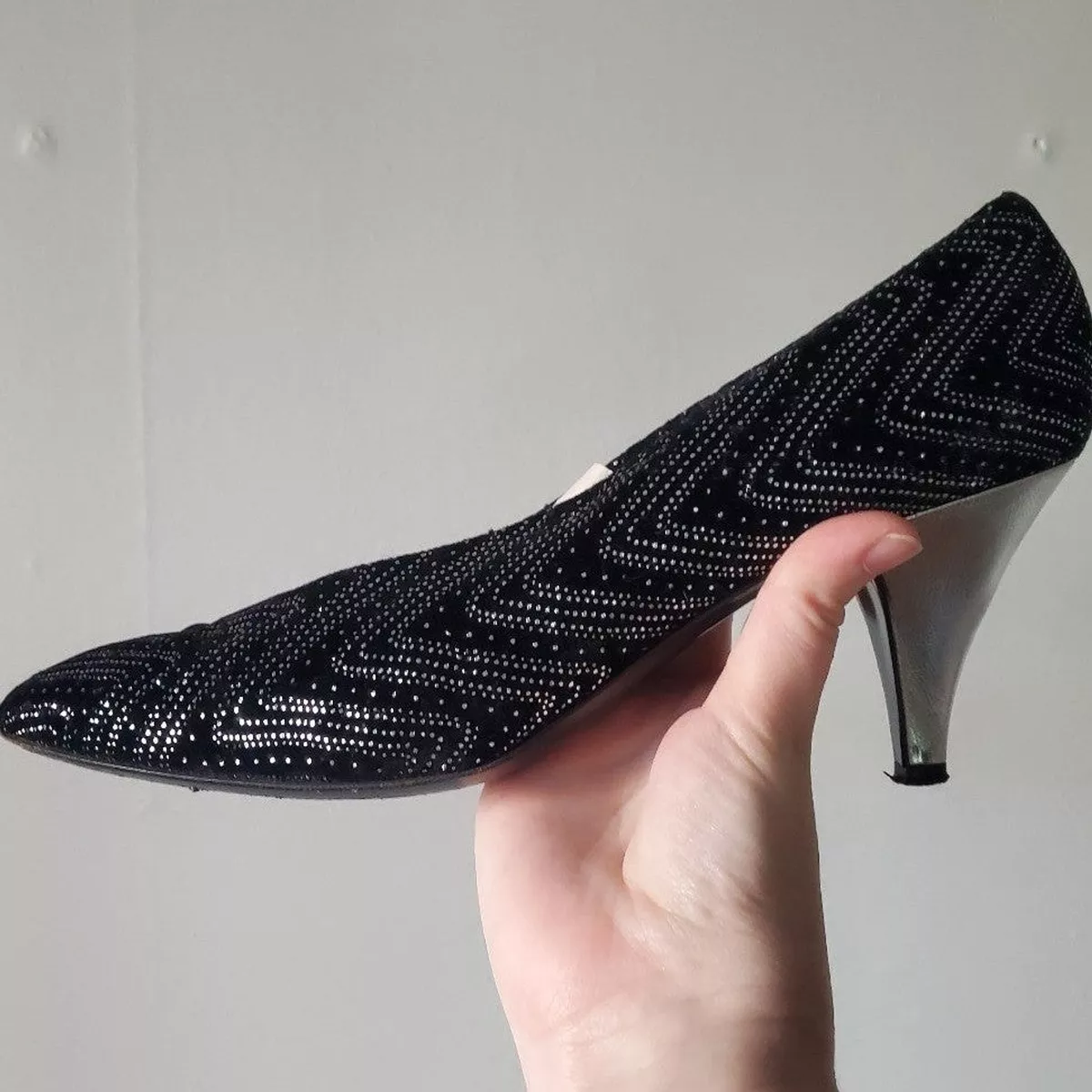 Velvet kitten shop heels