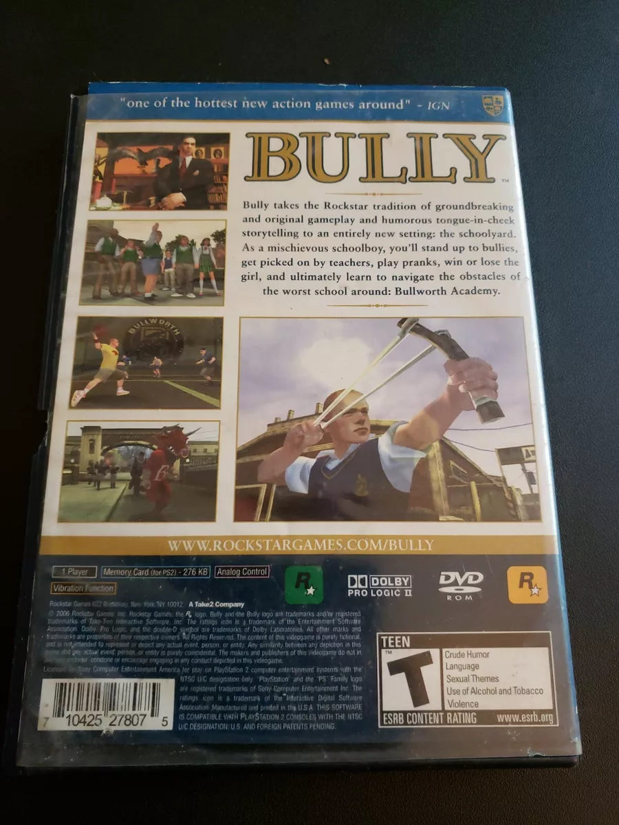 Bully scholar ship ps2