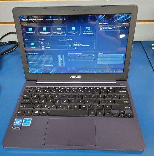 Asus VivoBook L203M Intel Celeron N4000 4GB RAM 64GB SSD Windows 10