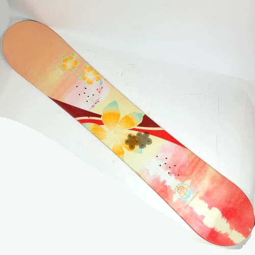 Burton Sterling Women's Snowboard 144cm Floral Tropical Design