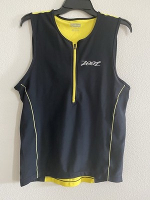 Zeet Sleeveless Front Zipper Top Stretch Size XL Multicolor