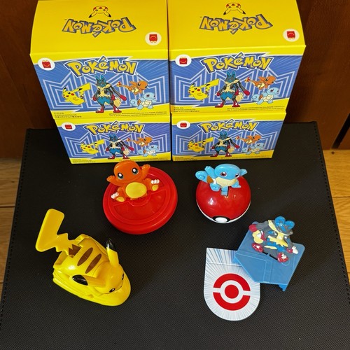 Pokémon McDonalds Japan 2025 Happy Meal Toy complete 4 set New pikachu lucario - Picture 4 of 6